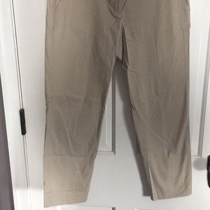 Tan ankle pants